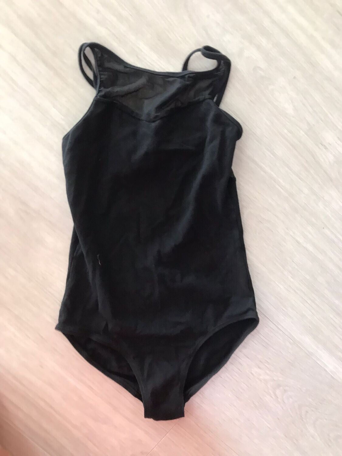 Maillot, zwart met tulle (3)