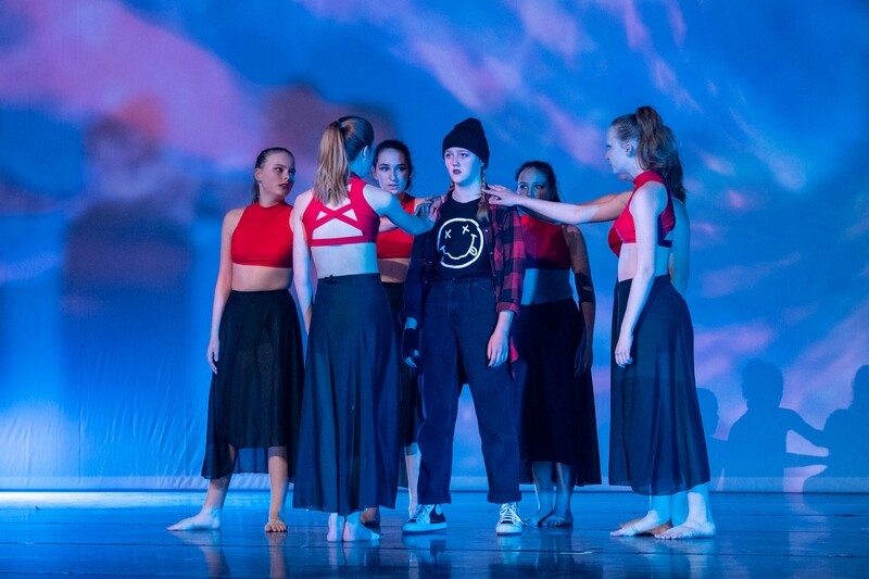 Crop top, rood (15)