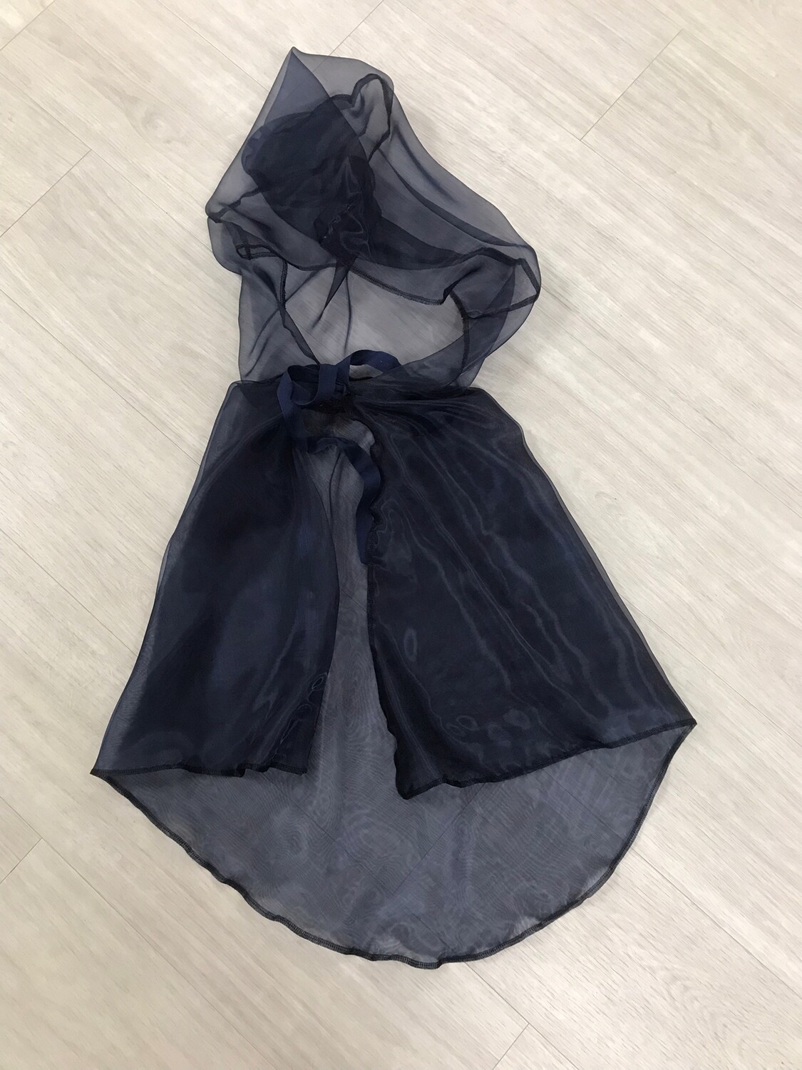 Cape, donkerblauw met kap (7)
