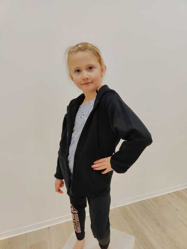 Vest met rits rosé KIDS