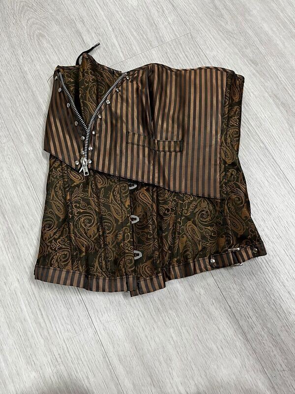 Korset, bruin met rits (5)