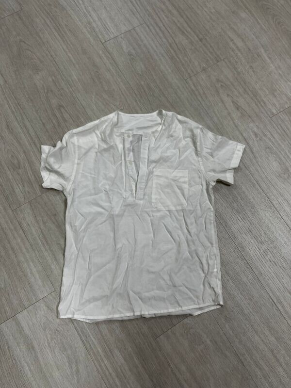 Hemd, wit korte mouwen (4)