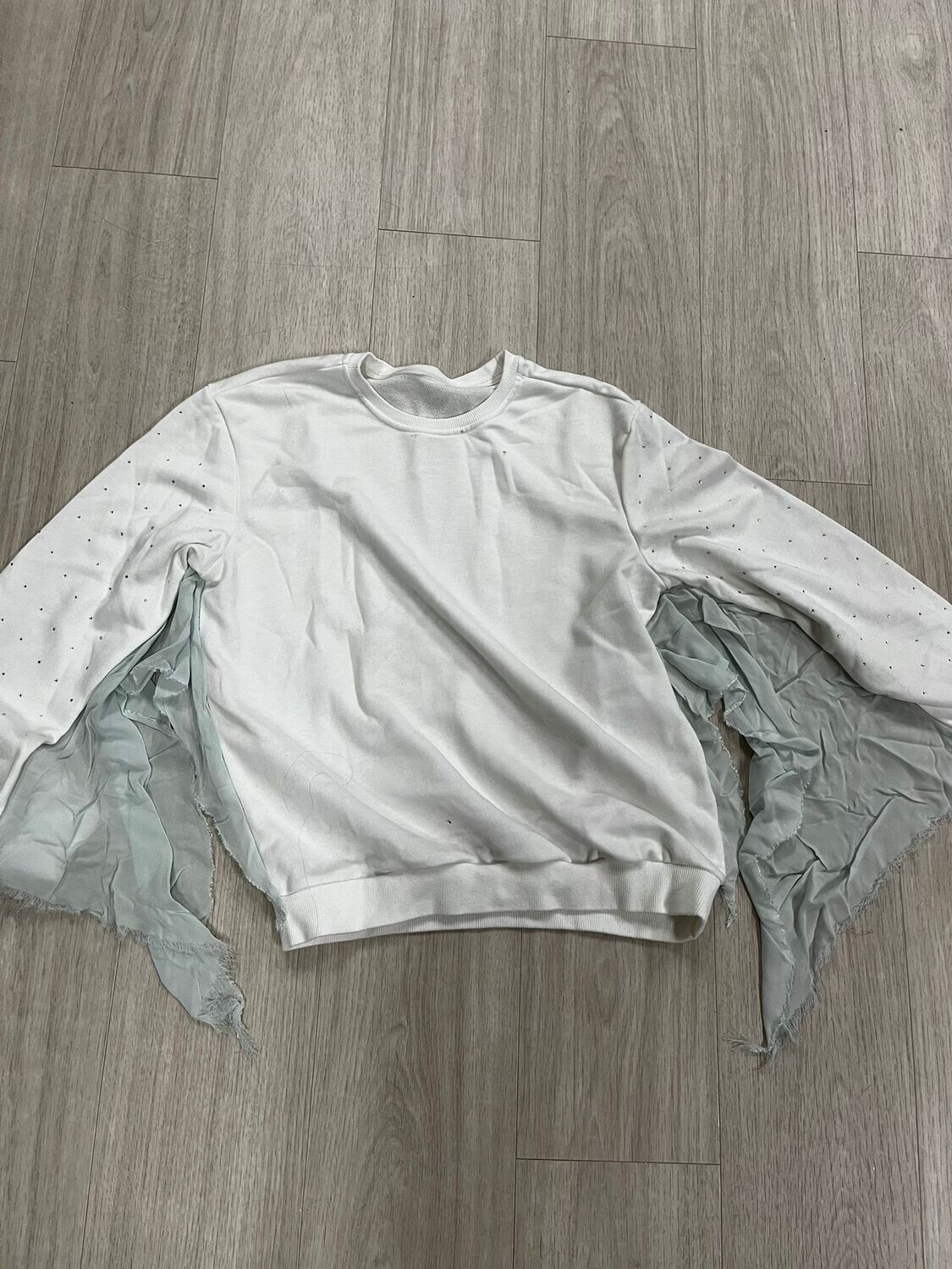 Vest, wit met glitter (16)