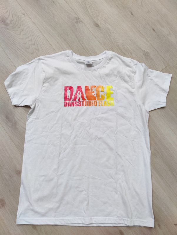 Witte T-shirt Flash colors - Medium