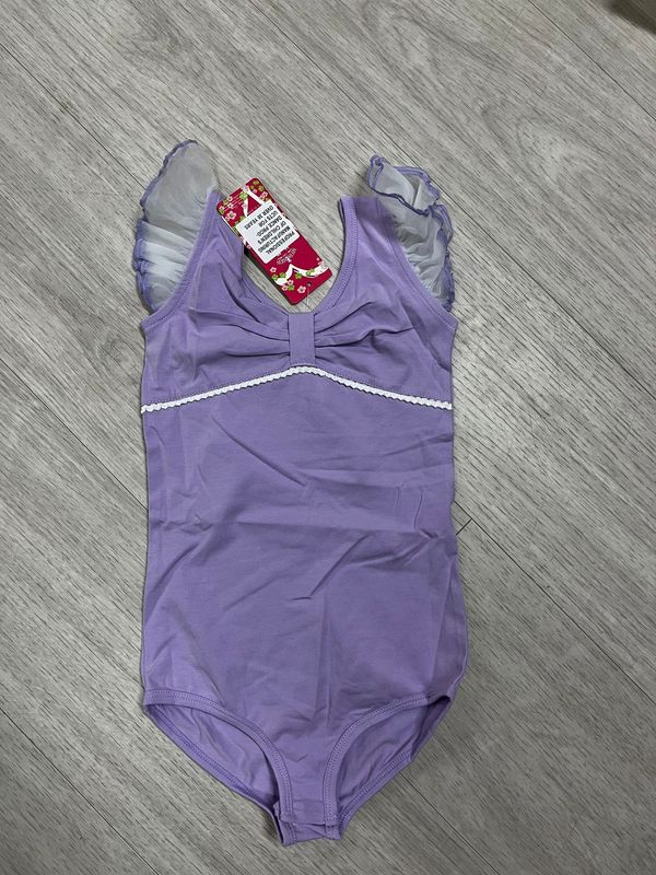 Maillot met kanten mouw (geel, paars) (3)