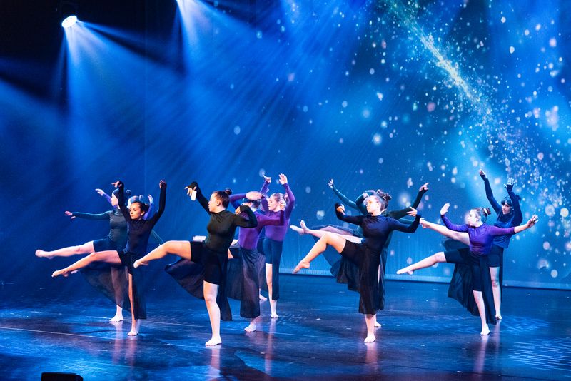 T-shirt, groen - blauw - paars (12)