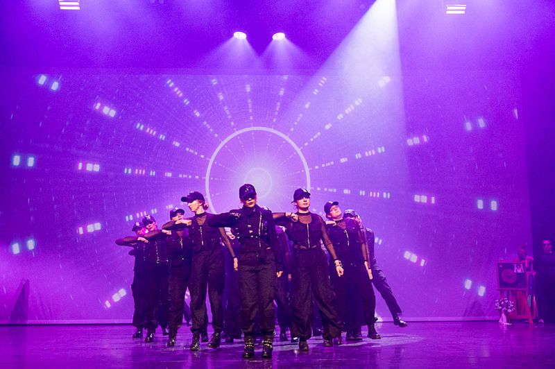 Vest, zwart met gesp (22)