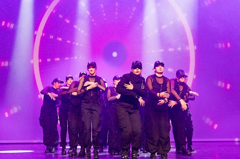 T-shirt, zwart mesh lange mouw (24)