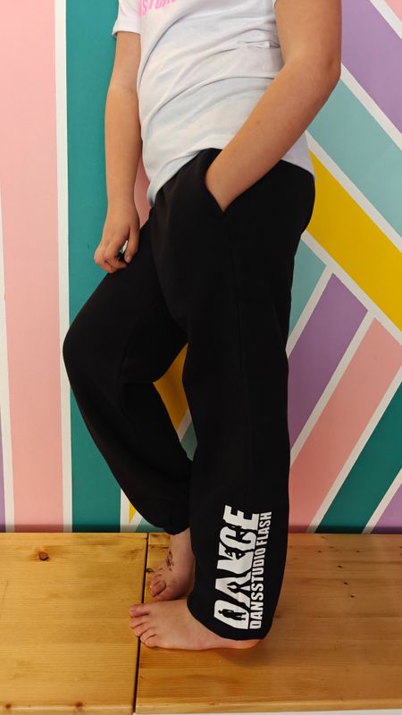 Sweatpants - logo in wit