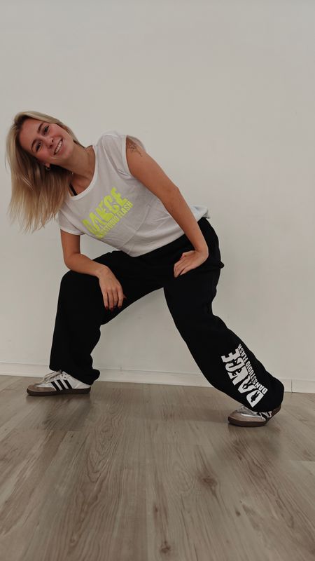 Sweatpants - logo wit - unisex - adults