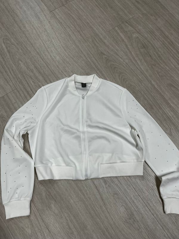 Vest, wit met glitter (16)