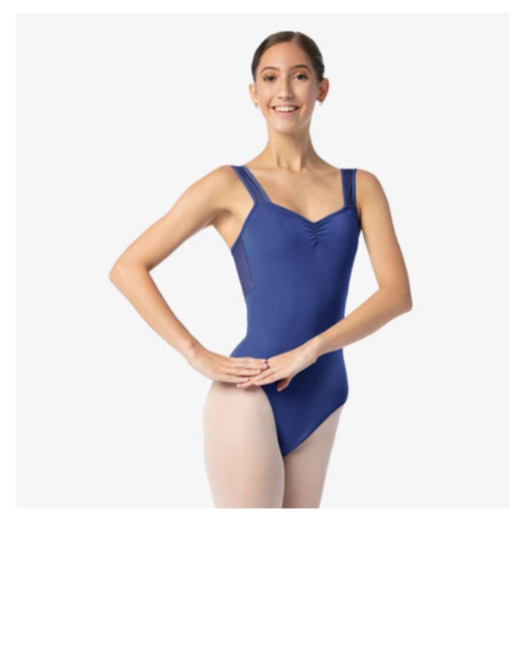 Donkerblauwe maillot (ballet niv 4)