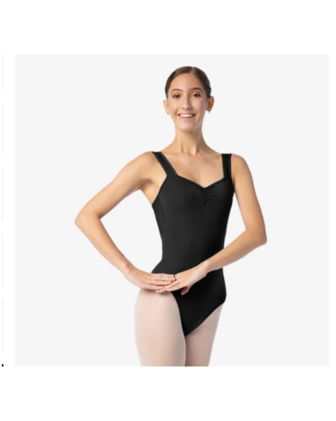 Zwarte maillot (ballet niv 3)