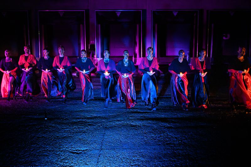 Vest, bolero zwart en rood (12)