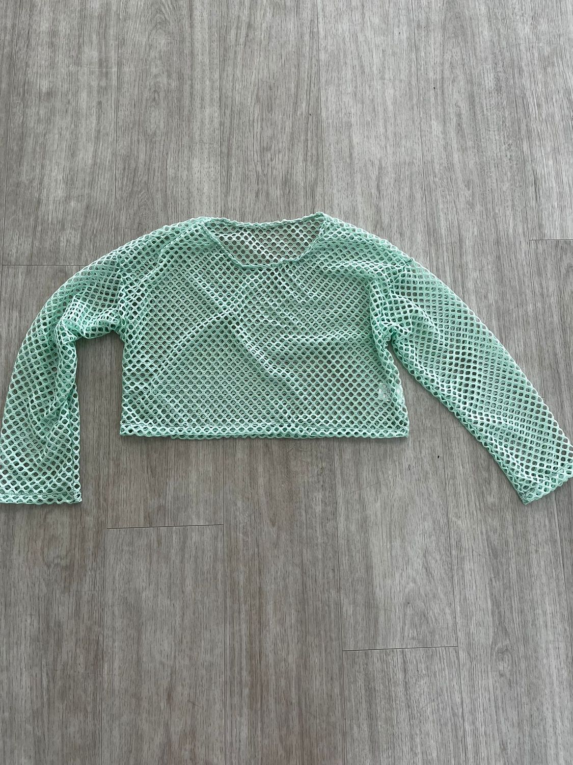 Vest, visnet groen 