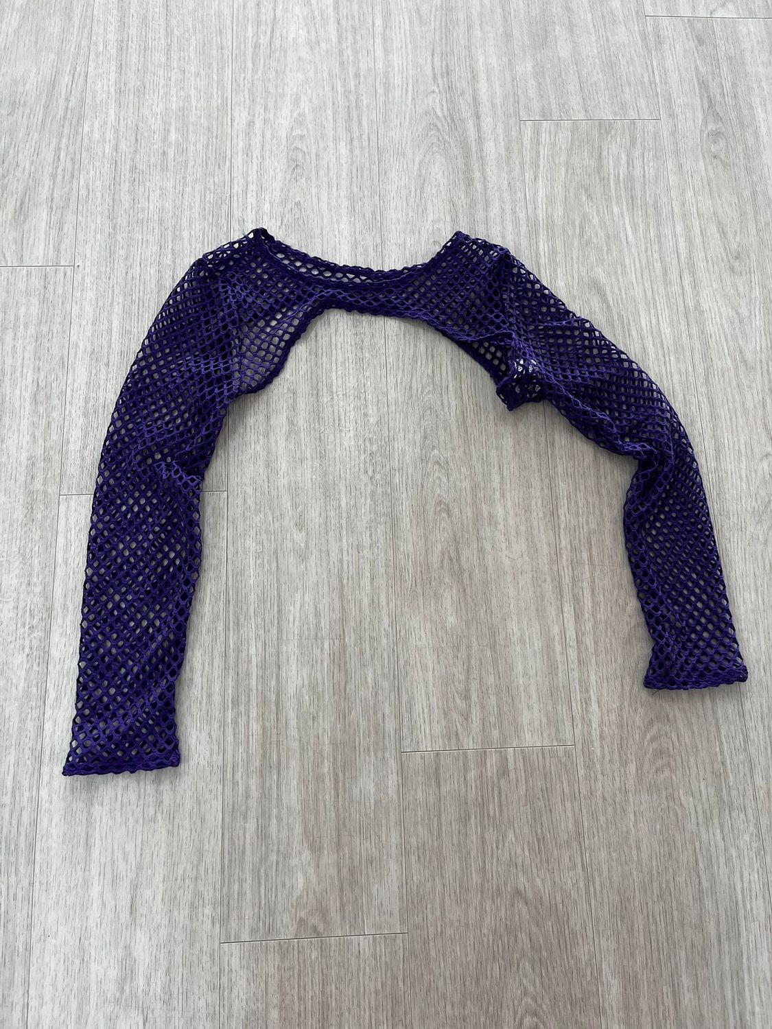 Vest, visnet paars