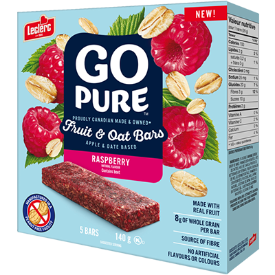 Go Pure - Fruit & Oat Bar - Raspberry - 28g