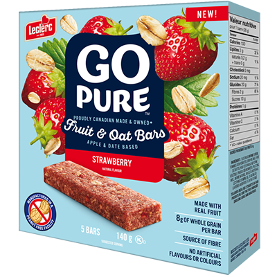 Go Pure - Fruit & Oat Bar - Strawberry - 28g