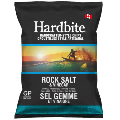 Hardbite - Kettle Chips - Rock Salt & Vinegar - 23g