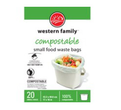 *NEW* - Western Family - Compostable Food Wast Bag - Small - 20Pack
