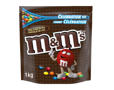 *NEW* - M&M's - Bulk Bag - Milk Chocolate - 800g