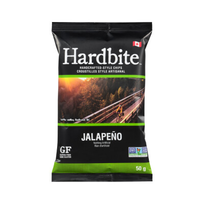 Hardbite - Kettle Cooked Potato Chips - Jalapeno - 50g