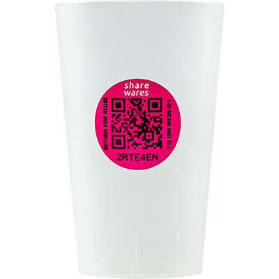 ShareWares - Reusable Cups - Frosted - 10oz