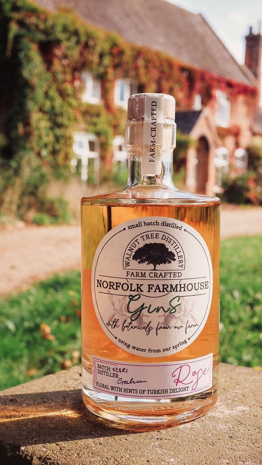 Norfolk Farmhouse Rose Gin