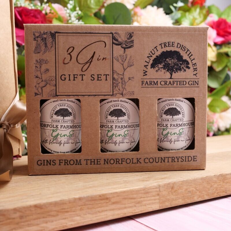 Three Gin  Miniatures Selection
