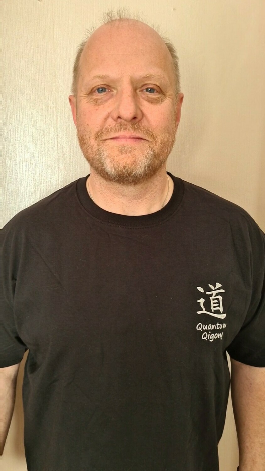T-Shirt - Black with White Logo