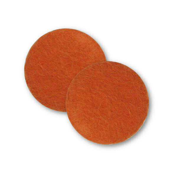Orange knapper til design-selv puder - Knapper - byTHERS