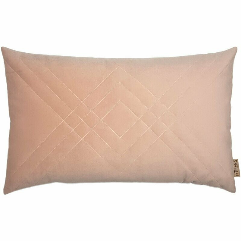 Quiltet Velour - Rosa
