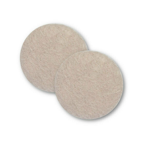 Sæt af 2 knapper til design-selv puder / Nude