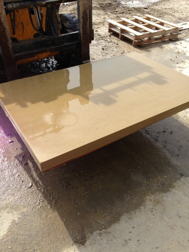 New Yorkstone Fireplace Hearth rear hearth