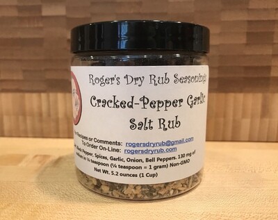 Cracked-Pepper Garlic Salt ~ Central Texas Region