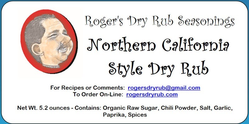 Northern California Style Dry Rub ~ Nor. Cal. BBQ Region