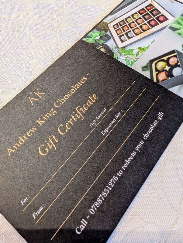 Gift Certificate ~ Signature Nine