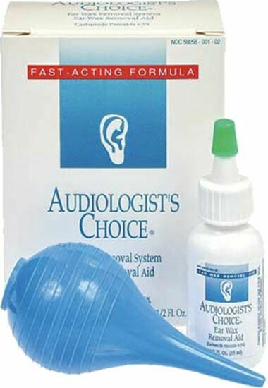 Audiologist's Choice Ear Wax Removal System (Drops + Syringe)
