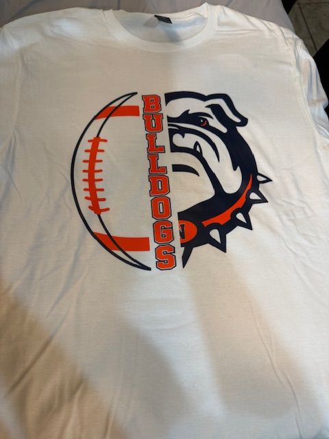New Bulldog/Football T-Shirt