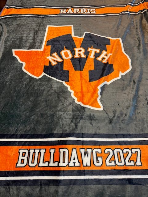 Customized Gray North Blanket
