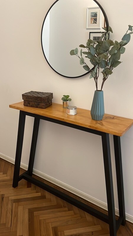 Mesa De Arrime Nórdica Recibidor