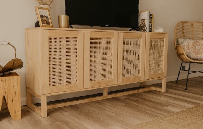 Rack Para Tv Con Esterilla