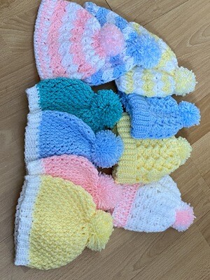 Baby Hats 0-3 Months