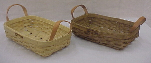 Small Serving Tray - 16x10x4, Leather Handles