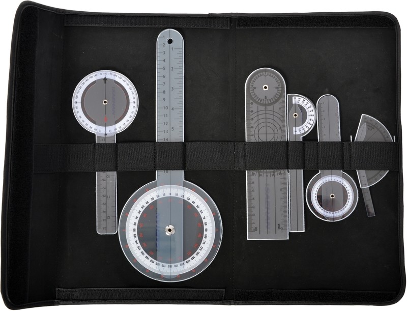 Saehan Goniometer 6-dels Set i Plast