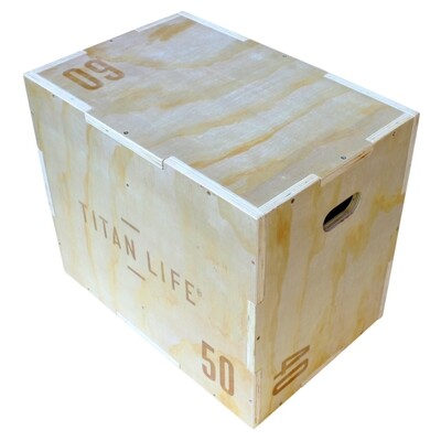Titan Life Pro Plyo Box, Wood