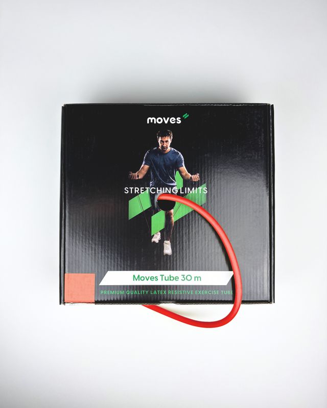 MVS Tubing 30.5m Röd medel