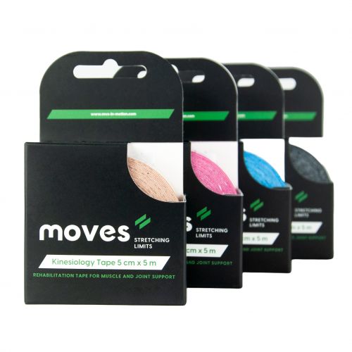 MVS Kinesio Tejp , Latexfri 5cm x 5m MVS Kinesio Tejp , Latexfri 5cm x 5m