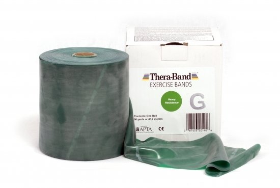 Thera Band 45.5m , Grön hård
