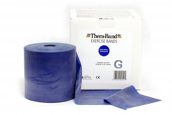 Thera Band 45.5m , Blå x-hård